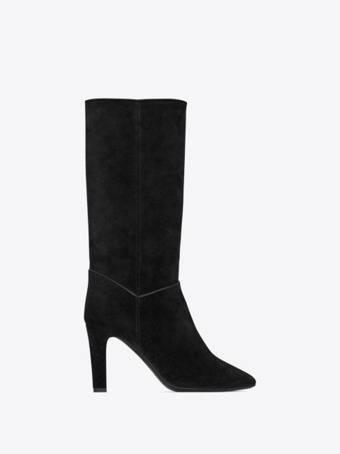 SAINT LAURENT tracy boots in suede