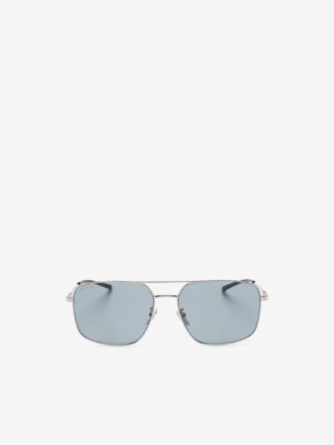 GUCCI geometric-frame sunglasses