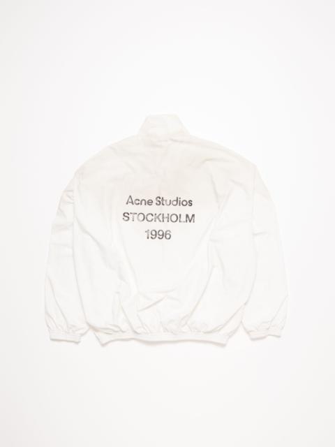 Logo zipper jacket