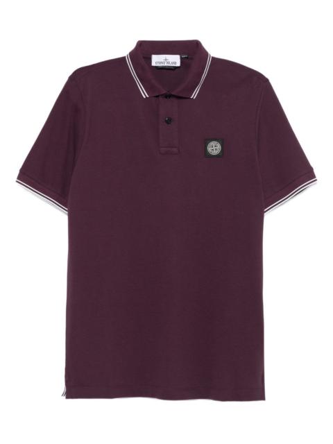 Stone Island Compass-motif polo shirt