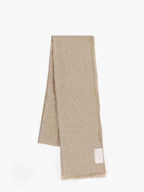 Brunello Cucinelli Linen Lurex Scarf