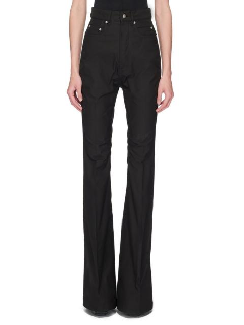 Rick Owens Bolan wool-flannel flared pants