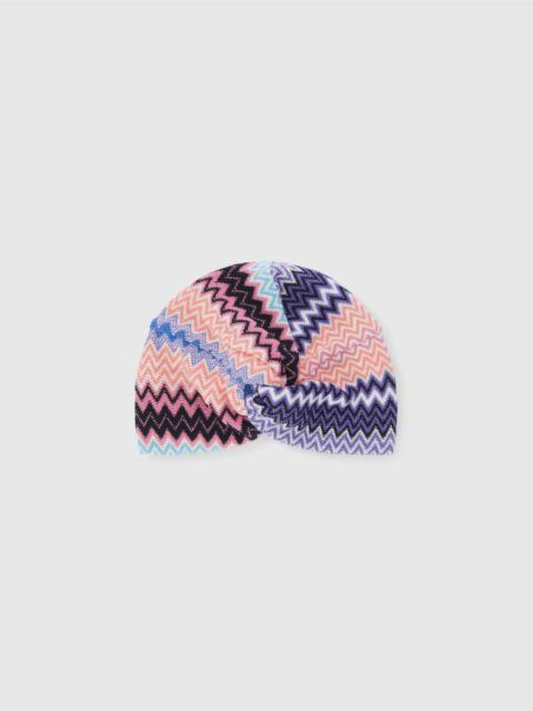 Missoni Zigzag wool blend turban