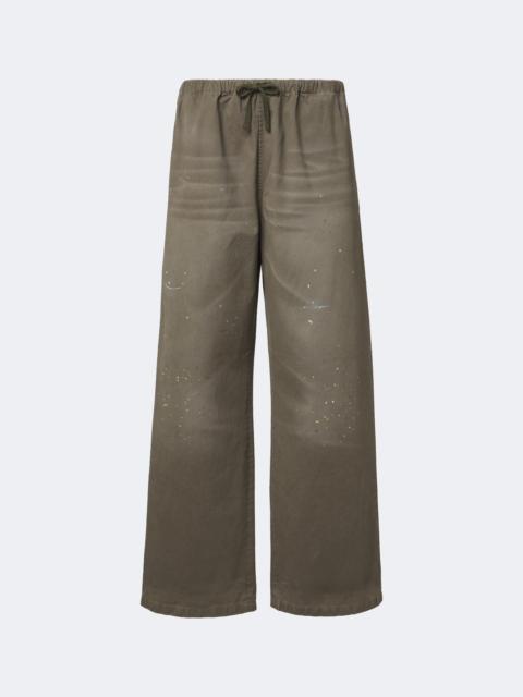 Acne Studios Cotton twill wide-leg pants