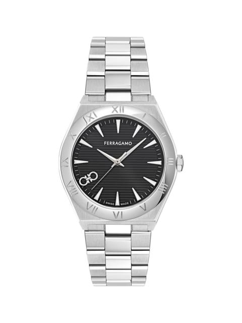 FERRAGAMO Men's Vega Upper East Stainless Steel Bracelet Watch/40MM - Stainless Steel