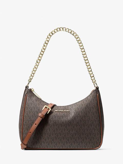 MICHAEL KORS Jet Set Travel Large Signature Logo Convertible Crossbody Bag