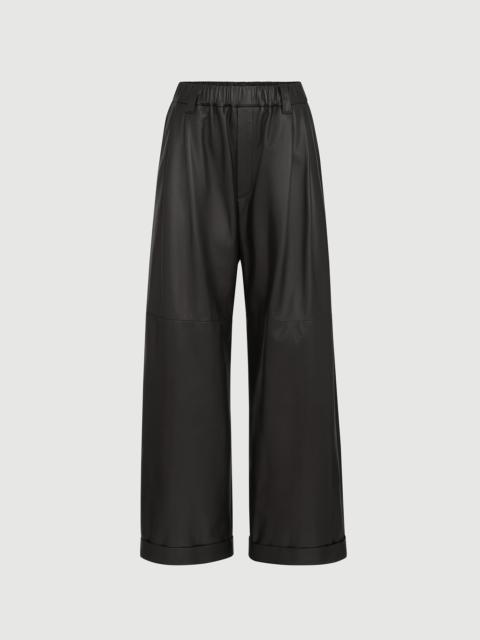 Brunello Cucinelli Nappa leather baggy trousers