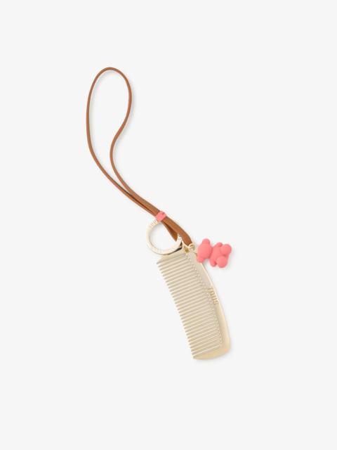 TOUS Camel-colored bear and comb Charm TOUS Llaveros