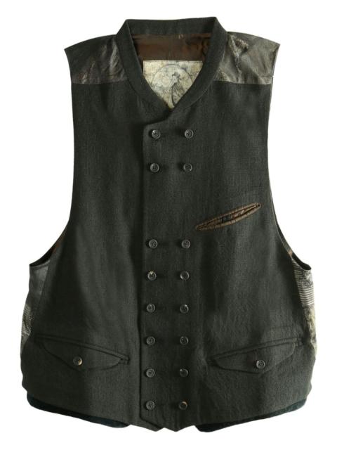 Ziggy Chen wool double-breasted waistcoat