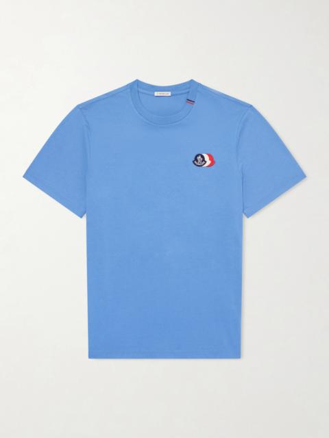Moncler Logo-Appliquéd Cotton-Jersey T-Shirt