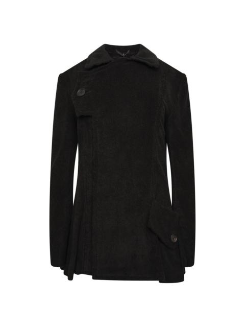 Yohji Yamamoto Asymmetrical Unbalanced Jacket in Black