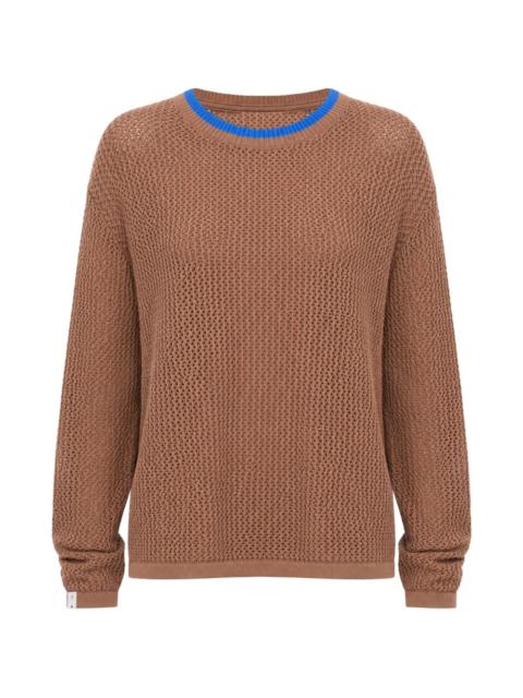 THE UPSIDE Avalon Bayli open-knit cotton sweater