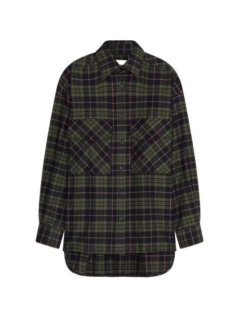 CLOSED Closed Check-pattern Oversized Shirt