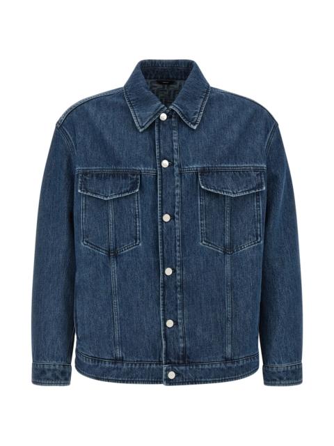 FENDI 'FF Selleria' denim jacket