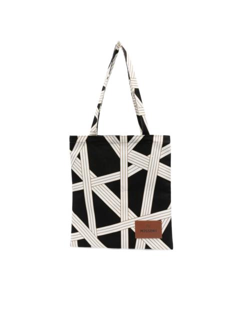 Missoni striped tote bag