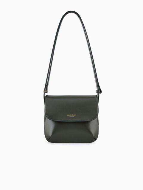 GIORGIO ARMANI SMALL PALMELLATO-LEATHER LA PRIMA BAG