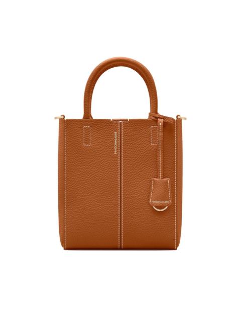 MAISON de SABRÉ mini rolled handles leather soft tote