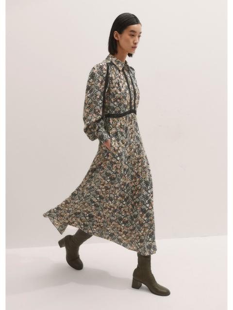 ME+EM Long Sleeve Maxi Dress