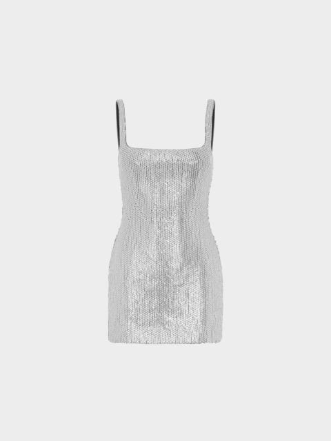 16ARLINGTON SIOR MINI DRESS IN DIAMOND SEQUIN