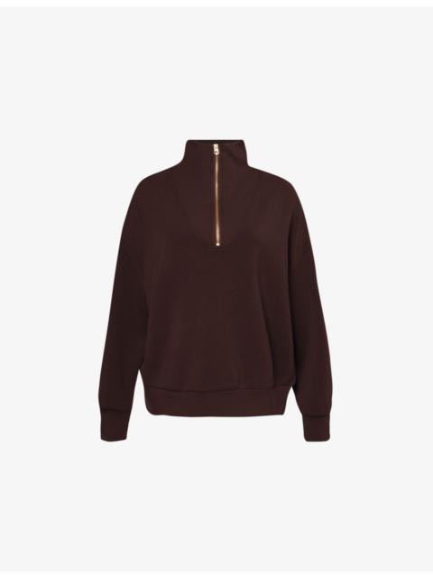 VARLEY Hawley half-zip stretch-woven sweatshirt