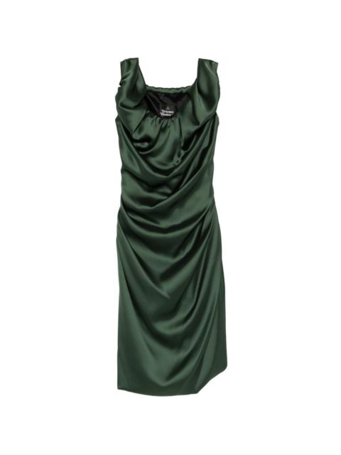 Vivienne Westwood Ginnie Amber draped dress