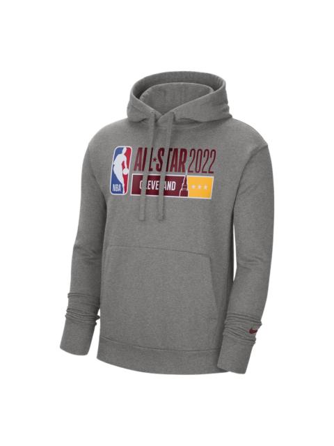 Nike Nike NBA All-star Alphabet Printing Fleece Loose Casual Grey DH9529-063