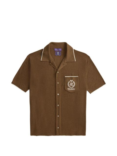 Ralph Lauren buttoned embroidered-logo polo shirt