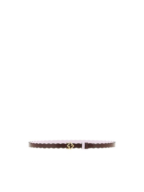 FENDI FF Diamonds reversible leather belt