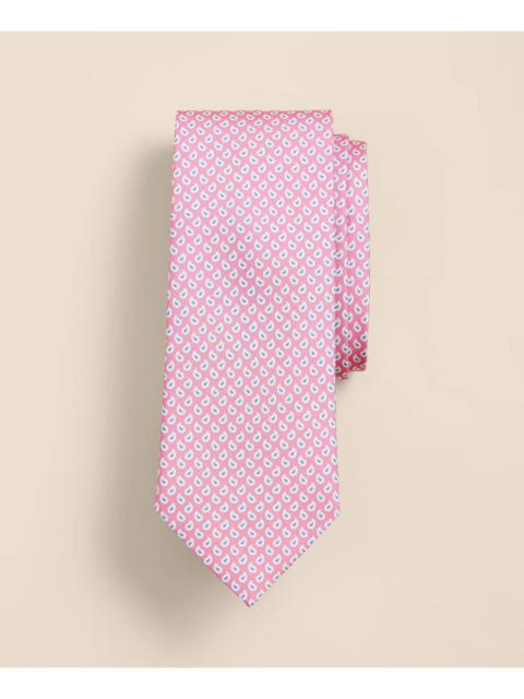 Brooks Brothers Silk Pine Foulard Tie