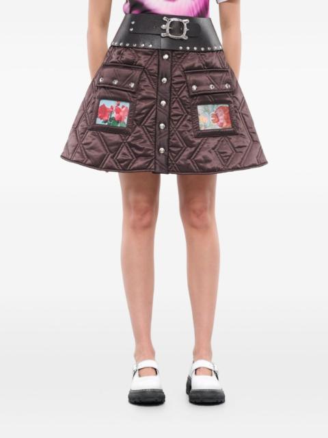 Chopova Lowena Ridge Puffer mini skirt