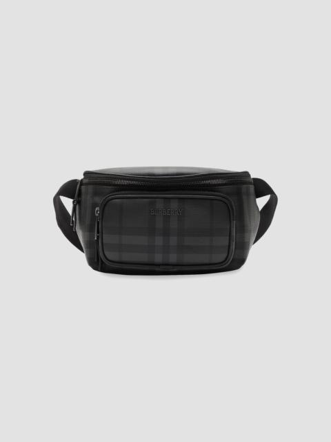 Burberry Men's ML Iron Check Belt Bag - Iron
