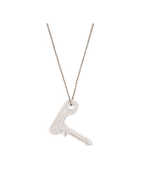 Raf Simons key-pendant chain necklace