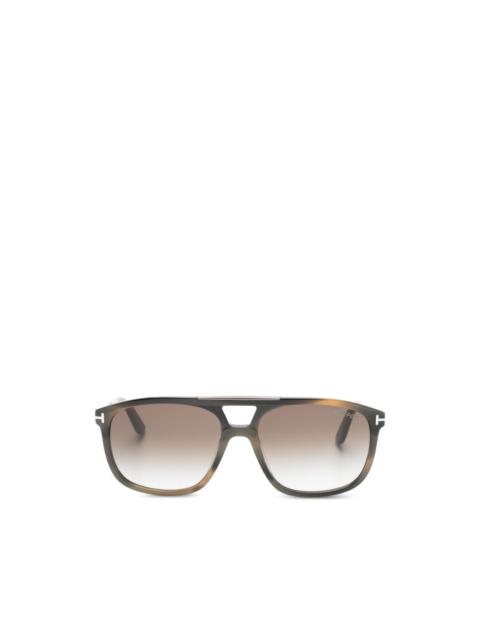 TOM FORD Brianna pilot-frame sunglasses
