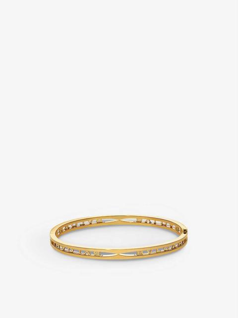 B.zero1 18ct yellow-gold bangle bracelet