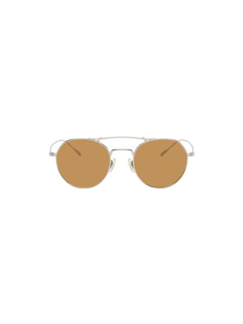 Oliver Peoples Silver Reymont Sunglasses