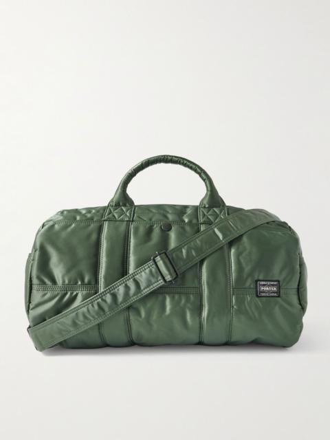 PORTER Tanker Drum Nylon-Twill Weekend Bag Green