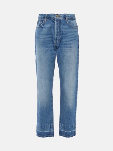 FRAME Le Mec high-rise straight jeans