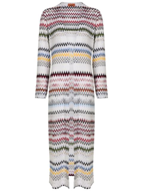 Missoni Missoni Chevron Fine-knit Shirt Cardigan