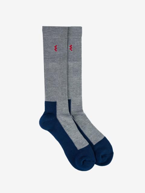 Iron Heart IRON HEART ENGINEER SOCKS - GREY/NAVY