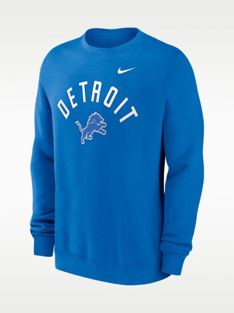 Nike Detroit Lions Club Men's Nike NFL Pullover Crew