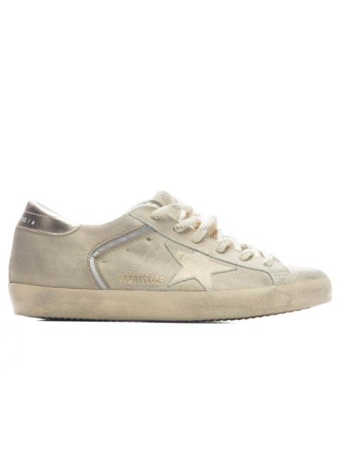 Golden Goose WOMEN'S SUPER STAR - BEIGE/PLATINUM