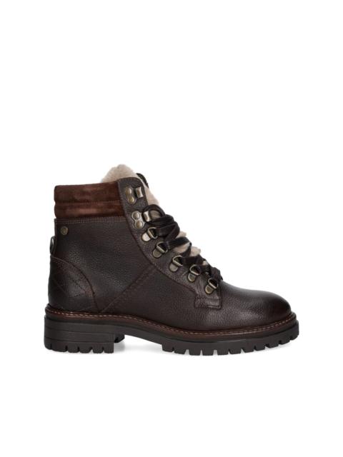 Barbour lace-up lug-sole boots