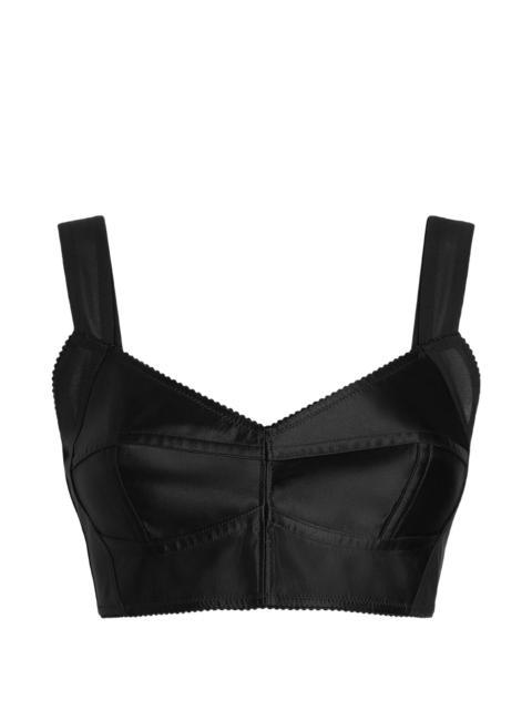 Dolce & Gabbana Dolce & Gabbana Satin Bustier Top