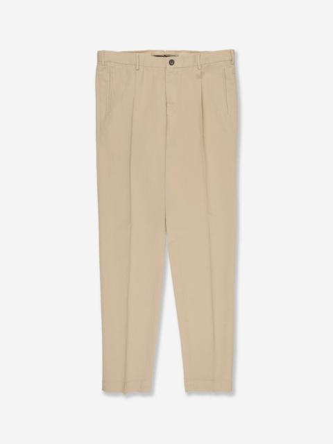 SLOWEAR Tapered fit Chinolino ice crêpe trousers