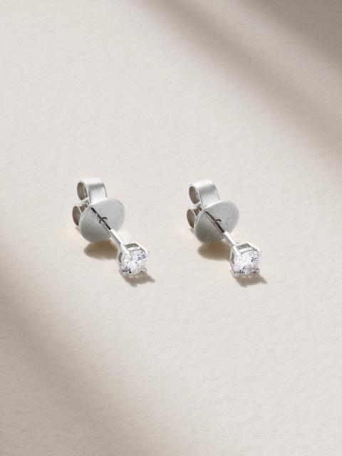 ANITA KO 18-karat White Gold Diamond Earrings