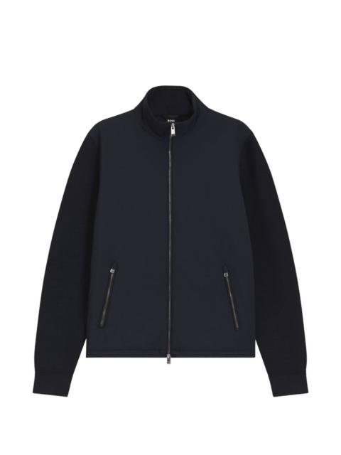 BOSS Ulmo zip-up bomber jacket