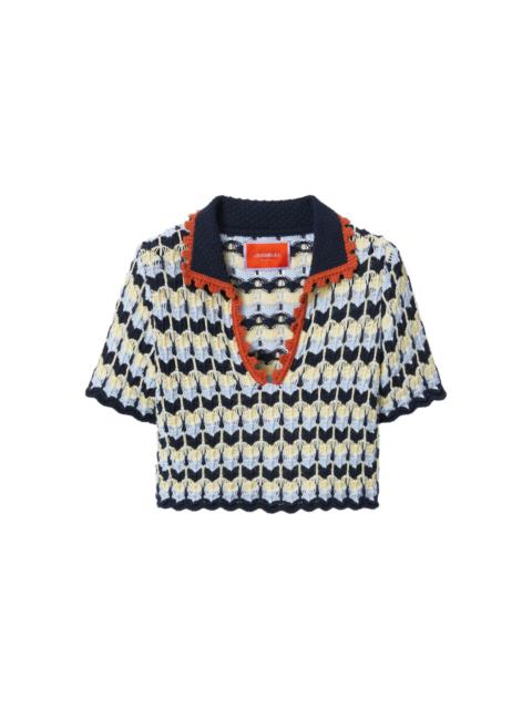 Perry polo top