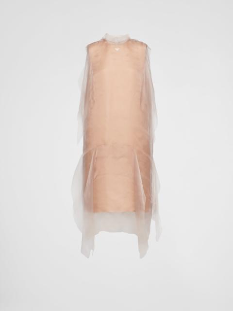 Prada Technical voile dress