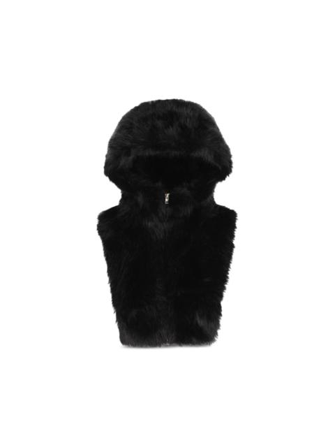 Herno faux-fur balaclava hat