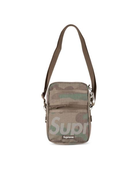 camouflage-pattern shoulder bag